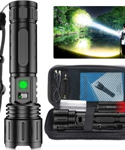 Strong Light Rechargeable Flashlight Portable Outdoor Patrol